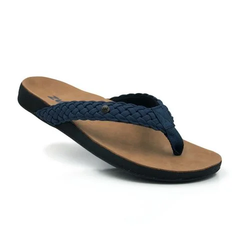 XANTHE Orthotic Flip Flops | NAVY | ZULLAZ