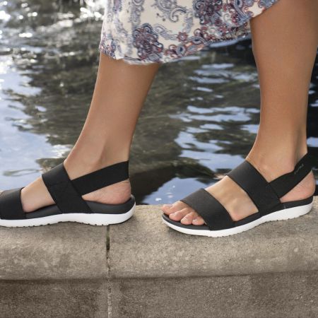 Zullaz ELLA Orthotic Sandals - Black