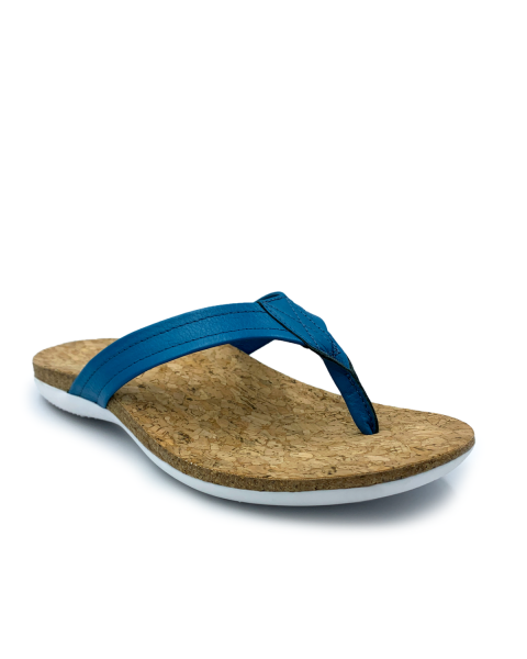 SUBER Orthotic Flip Flops | Blue | FootActive  