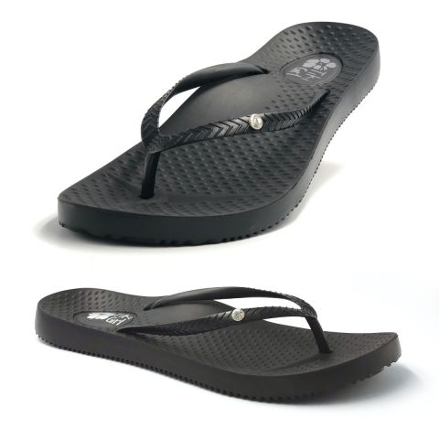 Tongs Orthopédiques FootActive Tiki Girl NOIR