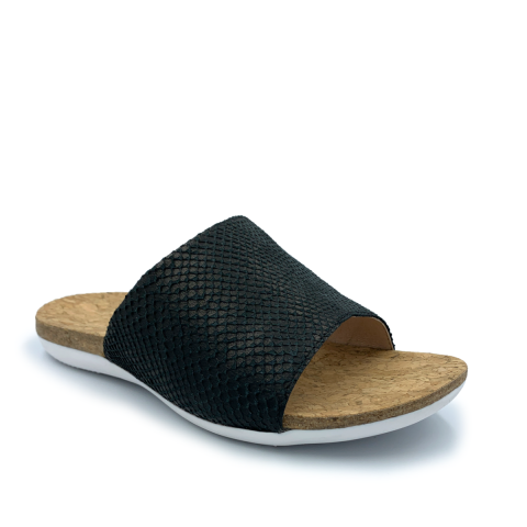 SUBER Orthotic Flip Flops | Black One-Strap | FootActive