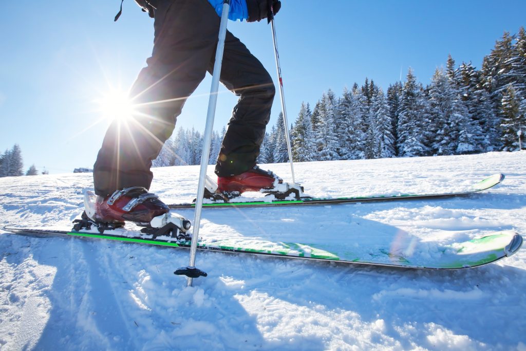 Man on Skis