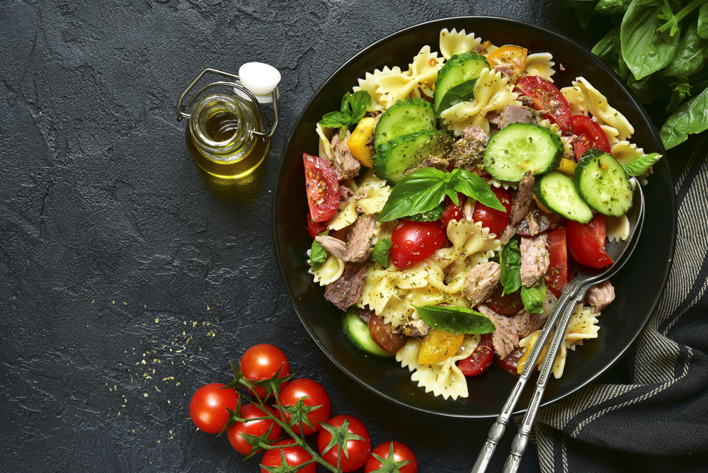 bowl of healthy pasta