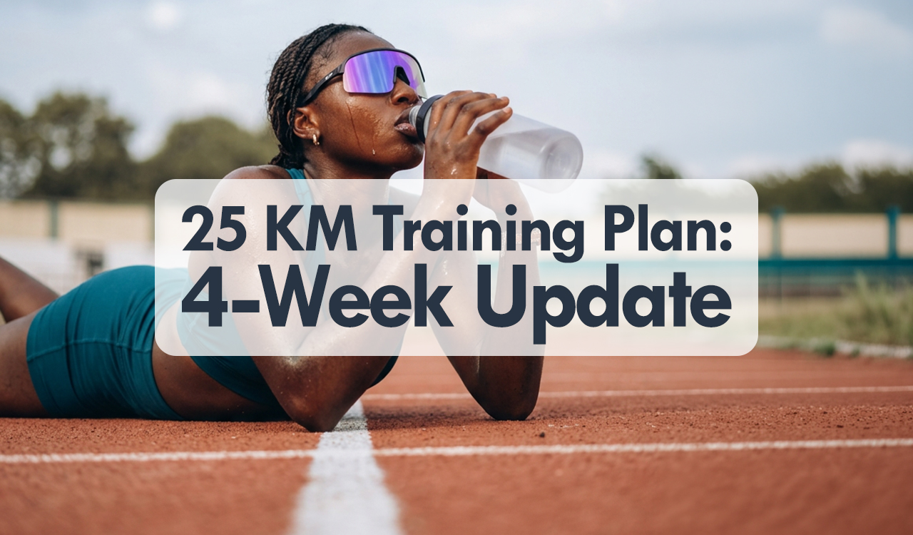 25 KM Training Plan: 4-Week Update 