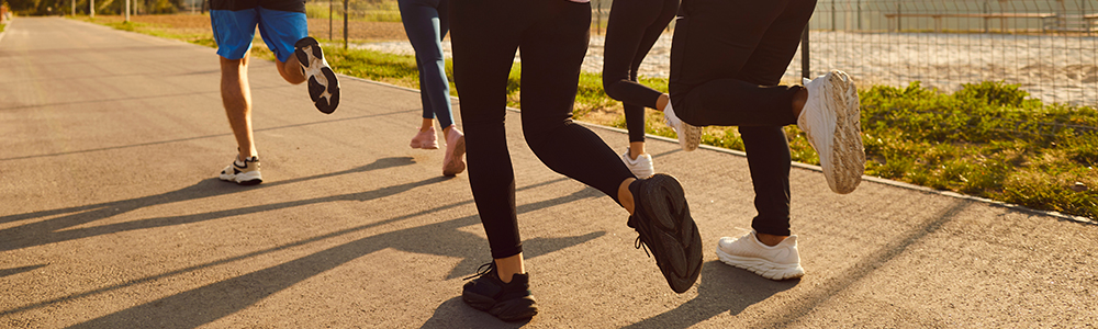 Image of runners feet